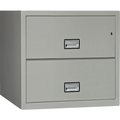 Phoenix Safe International Phoenix Safe Lateral 31" 2-Drawer Fire and Water Resistant File Cabinet, Light Gray - LAT2W31LG LAT2W31LG